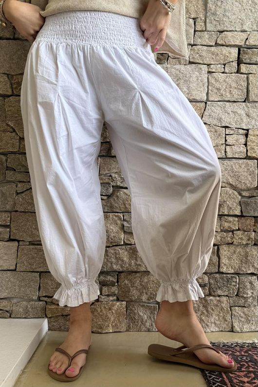 Paloma Bloomer Pant White